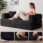 80.7 5-in-1 Schlafsofa – Kord, 544 kg, kein Aufbau