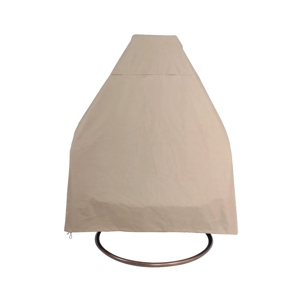 LeisureMod 2-Person Hängesessel mit Ständer – Outdoor/Indoor Rattan Korbsessel Garten-Schaukelhängematte mit Kissen