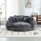 Bequemes Doppelschlafsofa, extra großes Schlafsofa mit Armlehnen