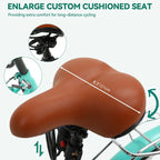 Moasis24/26 7-Gang Cruiser Bike, verstellbares Tiefeinsteigerfahrrad, Pendlerfahrrad, Fahrrad