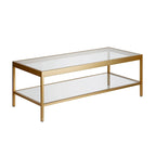 Alexis Couchtisch aus Metall und Glas