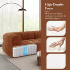Christopher Knight Home Keri 122 Modernes L-förmiges Polsterecksofa aus hochdichtem Schaumstoff mit niedriger Rückenlehne