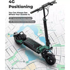 ECOLEAP L7 Elektroroller für Erwachsene, 1500W Spitzenmotor, 45 km/h, 80 km Reichweite, Dual-Federung, Scheibenbremsen vorne und hinten, UL