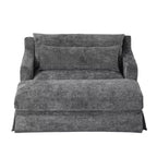 Polibi extra-tiefer Chenille-Schlafsofa-Sessel