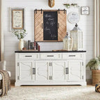 Buffetschrank Landhausstil, Kaffeebar Weinbar für Esszimmer - N/A