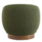 Spruce&Spring Gepolsterter Drehbarer Akzent-Sessel mit Holzfuß