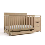 5-in-1 umbaubares Babybett und Wickeltisch mit Schublade