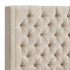 Naples Button-Tufted Wingback-Kopfteil ohne Bettgestell von iNSPIRE Q Artisan