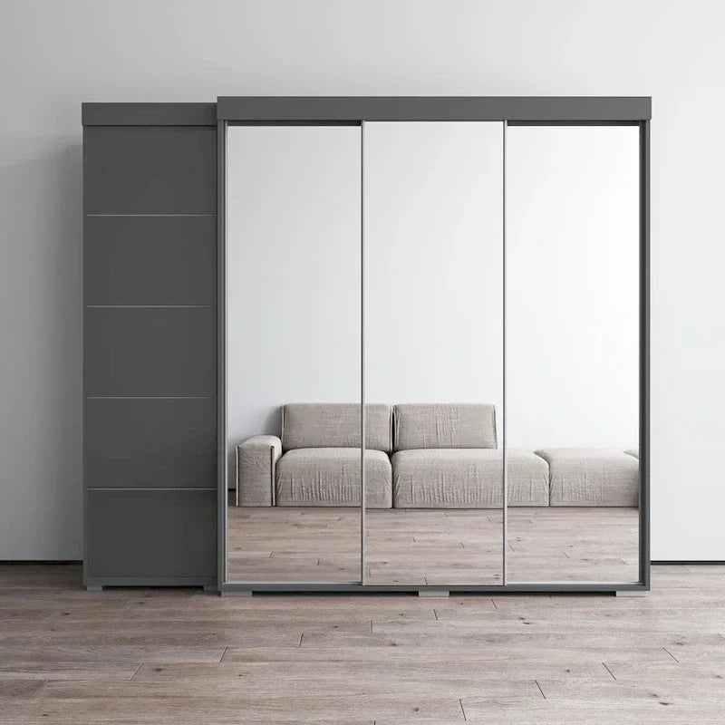 Aria 3D-EX Kleiderschrank mit 3 Spiegeln