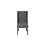 Best Quality Furniture 9-teiliges rustikales, ausziehbares Esszimmerset in Grau