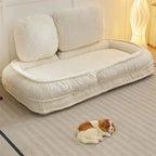 Faules Sofabett, 5-fach verstellbar, Sitzen, Schlafen, Zusammenklappen, geeignet für Schlafzimmer, Wohnzimmer
