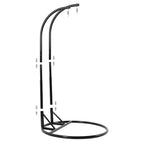 LeisureMod 2-Person Hängesessel mit Ständer – Outdoor/Indoor Rattan Korbsessel Garten-Schaukelhängematte mit Kissen