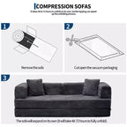 80.7 5-in-1 Schlafsofa – Kord, 544 kg, kein Aufbau