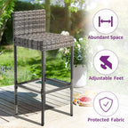 Moasis 5-teiliges Outdoor-Möbel-Set aus Polyrattan – 5-teilig
