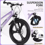 NAYSAYE 20 Zoll Kinder-Mountainbike mit 7-Gang-Antrieb und Magnesiumlegierungsrahmen für Jungen und Mädchen im Alter von 8-12 Jahren, 57.09*21.65*29.92