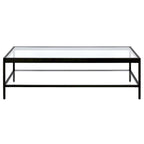 Alexis Couchtisch aus Metall und Glas
