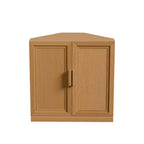 Dovelina Eckschrank mit verstellbaren Einlegeböden, Anrichte, Buffet, Weinschrank, Küchen- und Esszimmerschrank mit Holztüren – 31H x 31W, 36H x 31W