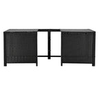 Spa-Umrandung Spa-Rahmen Quadratisches Outdoor-Rattan-Sofa-Set