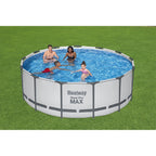 Bestway Steel Pro MAX Rundschwimmbecken Aufstellpool mit Pumpe & Abdeckung