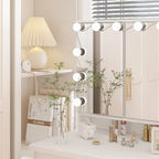 Luxuriöser LED-Schminktisch mit 9 Schubladen Elegante Schminkstation