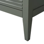 Vanity Art 72 Zoll Badezimmer-Waschtischunterschrank mit Doppelwaschbecken und Kunstmarmorplatte