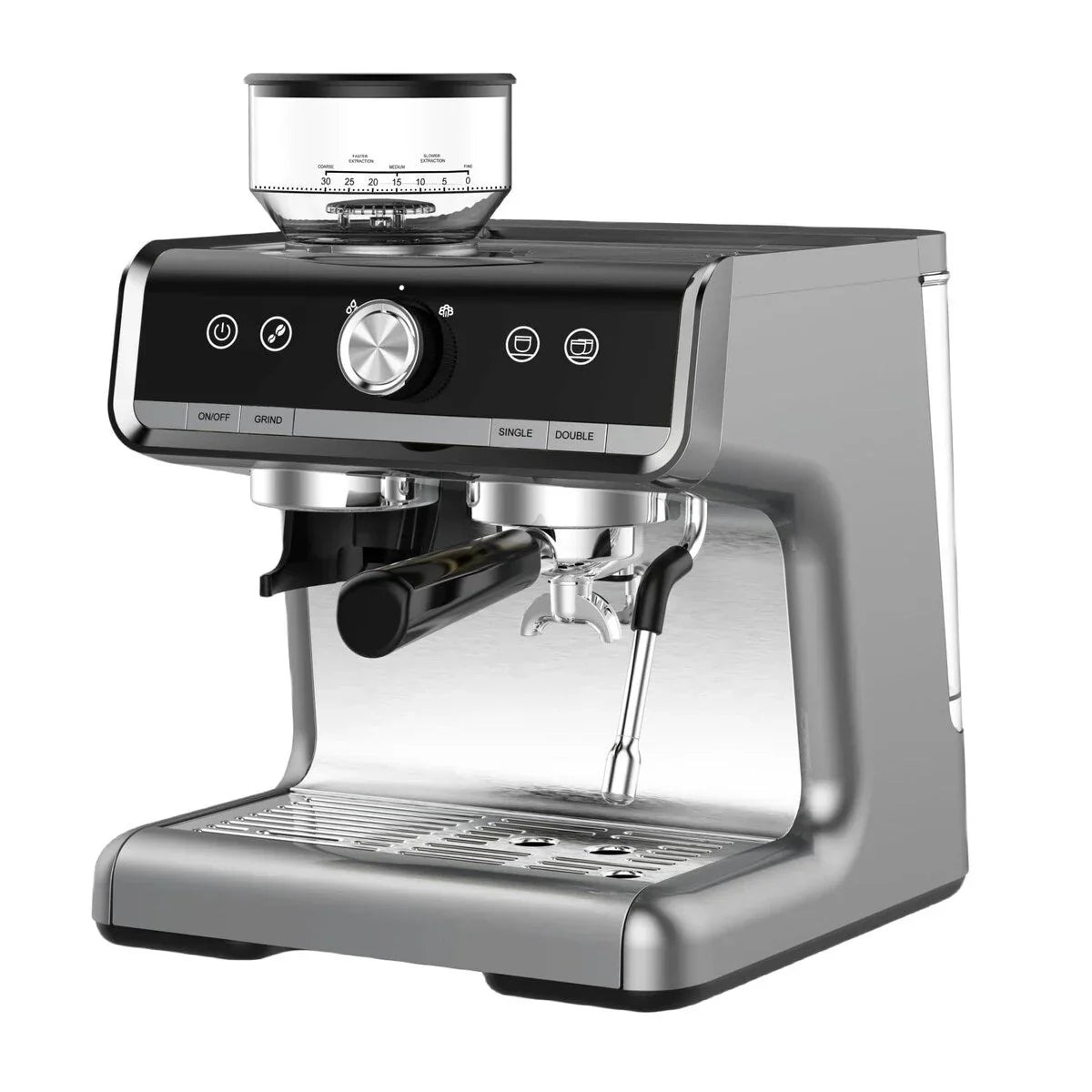 Espressomaschine, mit Mahlwerk, 2,8 L Wassertank