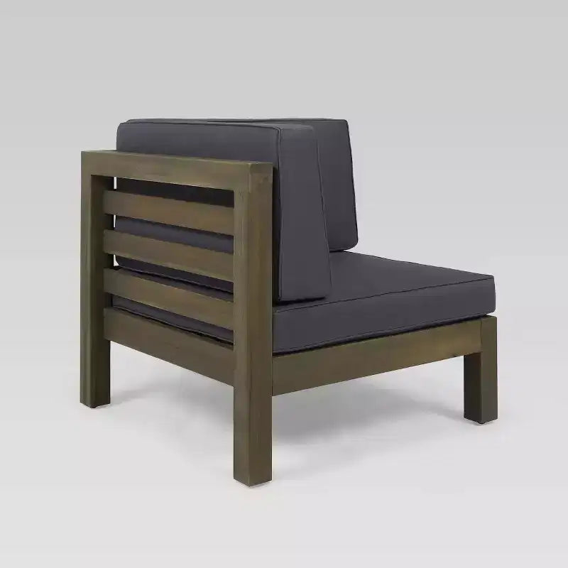 Oana 2-teiliges modulares Loveseat aus Akazienholz – Christopher Knight Home