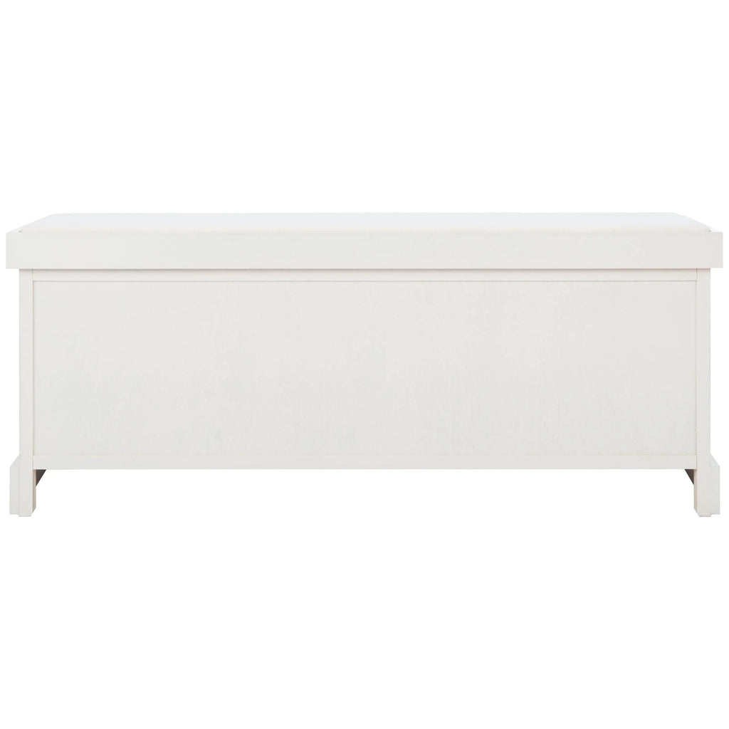 SAFAVIEH Fiorello 3-Schubladenbank mit Polsterung – 120 B x 38 T x 48 H cm – 120Bx38Tx48H