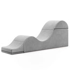 Avana Kami umwandelbare Chaise / Yoga & Massage – 2-in-1-Ottomane mit verdeckter ausklappbarer Yoga-Liege, Microvelvet – N/A