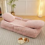 Faules Sofabett, 5-fach verstellbar, Sitzen, Schlafen, Zusammenklappen, geeignet für Schlafzimmer, Wohnzimmer