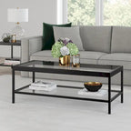 Alexis Couchtisch aus Metall und Glas