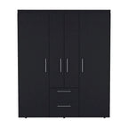 Bariloche Kleiderschrank mit Kleiderstangen, Einlegeböden, 2 Schubladen