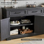 Buffetschrank Landhausstil, Kaffeebar Weinbar für Esszimmer - N/A