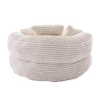 Sitzsacksofa für Erwachsene und Kinder, übergroßer Cord-Sitzsackstuhl mit 3 Kissen und Armlehne für Wohnzimmer und Schlafzimmer