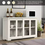 Costway Küchenschrank Sideboard Anrichte mit Schiebetür