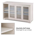 Costway Küchenschrank Sideboard Anrichte mit Schiebetür
