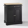 Alexandria Wood Top Portable Kitchen Island/Cart - Crosley