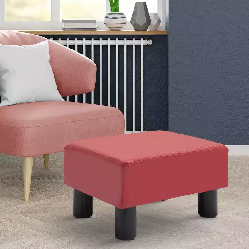 HOMCOM 16-Würfel Moderner Stoff-Pouf Fußhocker Ottoman