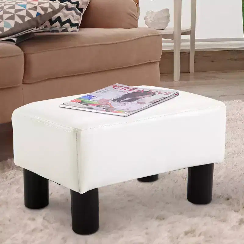 HOMCOM 16-Würfel Moderner Stoff-Pouf Fußhocker Ottoman