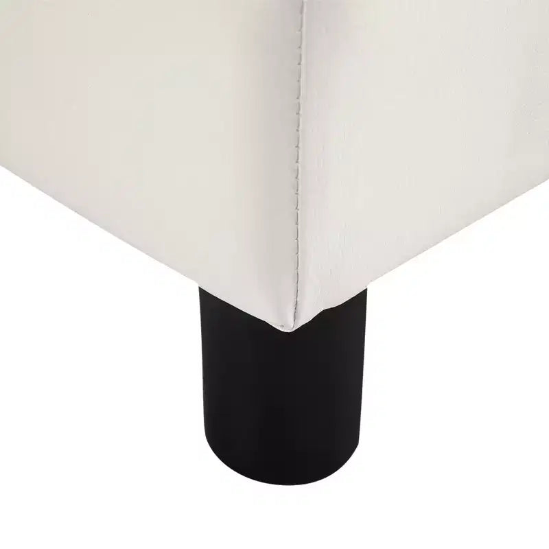 HOMCOM 16-Würfel Moderner Stoff-Pouf Fußhocker Ottoman