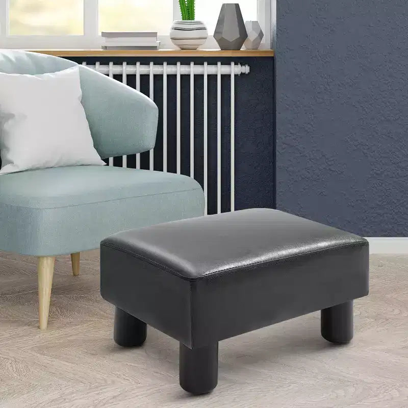 HOMCOM 16-Würfel Moderner Stoff-Pouf Fußhocker Ottoman