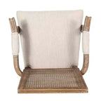 4er-Set Maria French Country Esszimmerstühle aus Holz und Rattan mit Polsterung - Christopher Knight Home