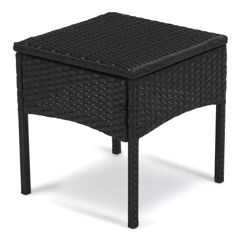 EDYO LIVING 3-teiliges Gartenmöbel-Set aus Polyrattan