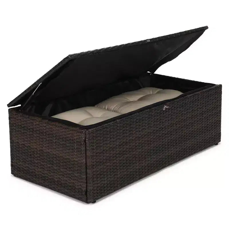 4-teiliges Outdoor-Sitzgruppen-Set aus Polyrattan – EDYO LIVING