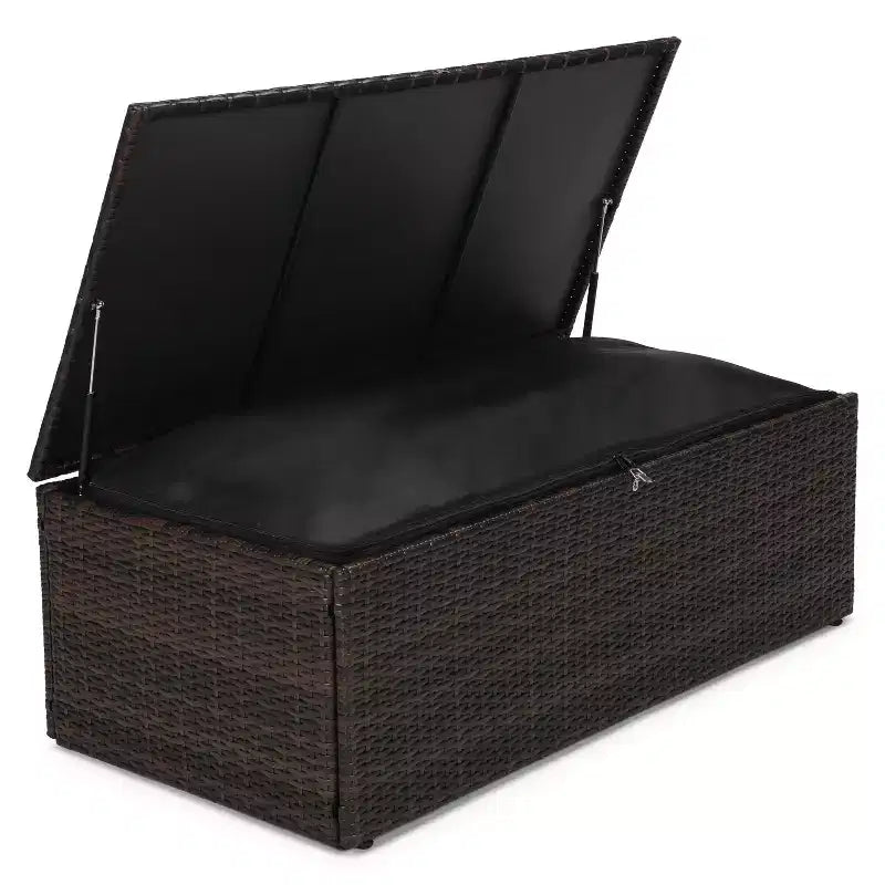 4-teiliges Outdoor-Sitzgruppen-Set aus Polyrattan – EDYO LIVING