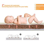 JOYMOR 8-in-1 umwandelbares Kinderbett, inklusive 2 Matratzen, umwandelbar in Stubenwagen, Mittelbett, großes Kinderbett, Tagesbett, Kleinkindbett und Laufstall