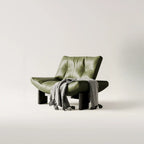 Zeitgenössischer armloser Akzentstuhl aus schwarzem Chenille mit Knopfheftung