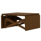2-in-1 Couchtisch, ausziehbarer Esstisch, höhenverstellbarer Tisch für Zuhause & Büro, platzsparend – ModernLuxe