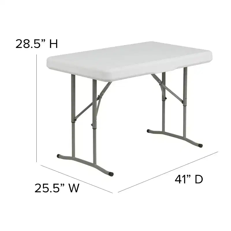 Flash Furniture 3x3m Pop-Up-Pavillon mit Tragetasche und Klappbank-Set – tragbares Set für Camping und Veranstaltungen