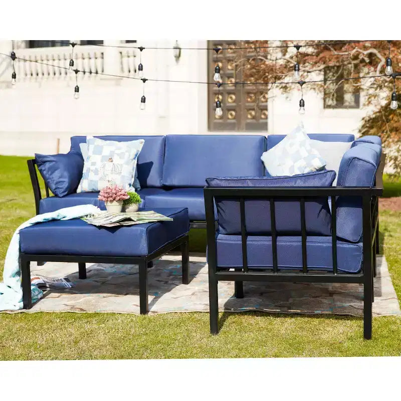 6-teiliges Loungesofa-Set – Patio Festival